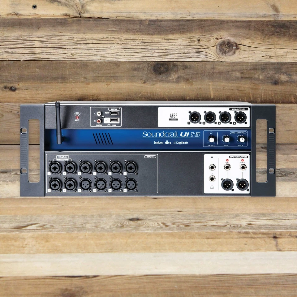 Open Box Soundcraft Ui16 16-Input Remote-Controlled Mixer Ui-16 Rack Stage Box - Image 1 of 1