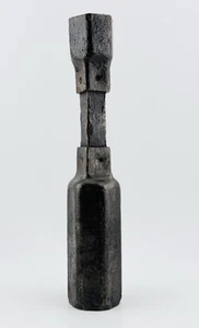 Antique Drawn Socket 3/4"- 1" Deep Hex Socket Unmarked Early - Picture 1 of 6