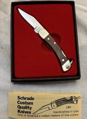 USA Schrade Uncle Henry LB1 Cub. The knife comes with its Original Box - Image 1 of 4