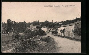 CPA Cellefrouin, Vue générale 1908 - Picture 1 of 2