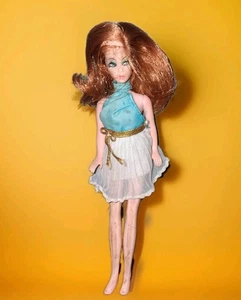 Vintage 1970 Topper Dawn Glori Puppe rote Haare grüne Augen Seitenteil muss gereinigt werden - Bild 1 von 6