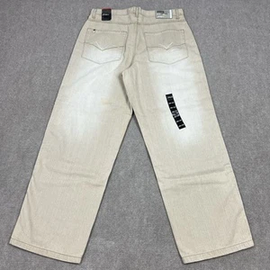 Vintage Y2K Southpole Baggy Denim Jeans Mens 40x34 Wide Leg Loose Fit Hip Hop - Picture 1 of 7
