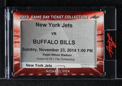 2023 Leaf Game Day Ticket Collection Michael Vick #TC-44 - Image 1 of 2