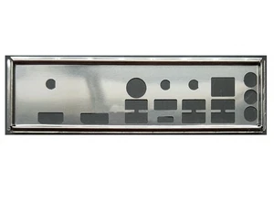 I/O IO Shield Backplate For ASRock X570M Pro4 Motherboard Rear Baffle - Afbeelding 1 van 4