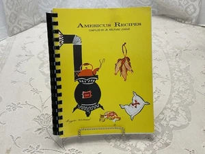 Americus Recipes Cookbook Americus GA Junior Welfare League 1961 VG - Picture 1 of 8
