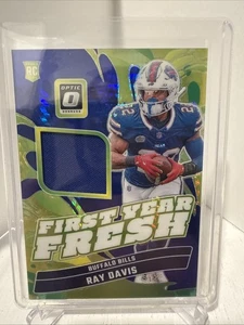 2024 Panini Donruss Optic - First Year Fresh Ray Davis #FYF-RDS Blue Hyper Prizm - Picture 1 of 2