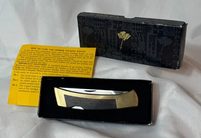 Navaja de Bolsillo Gerber Sportsman Hoja Plegable Única con Papel en Caja Original Foto 1 de 4