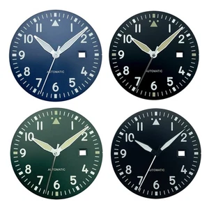 Reloj Miyota8215 DG2813 Pilot Mod Azul Negro 35.5mm Esfera y Manecillas Repuesto - Imagen 1 de 8