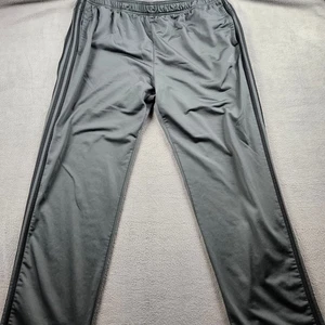Adidas Track Sweatpants Mens 3XLT Dark Grey Black Primegreen Workout Gym - Picture 1 of 8
