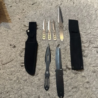 Paquete de cuchillos de acero inoxidable Budk Daga Lanzamiento Foto 1 de 4