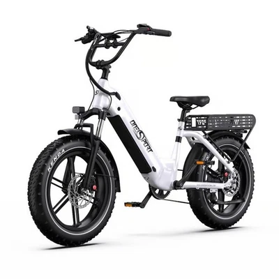 Bicicleta eléctrica Fat Bike e-bike Onesport OT08 48V 250W Autonomía 80-90 kms.