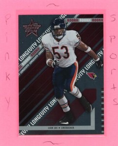 Leon Joe Rookie 2004 Leaf Rookies & Stars Longevity Football Card Serial #d/75