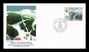 Dr Jim Stamps Yugoslavia Fleetwood FDC Olympics Alpine Downhill Skiing - Picture 1 of 2