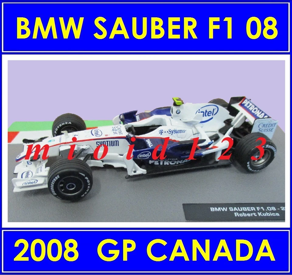 F1 2008 - SAUBER BMW F1 08 : Robert KUBICA - Winner Canada GP - 1/43 Die-cast - Immagine 1 di 1