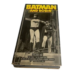 Batman and Robin Volume One VHS The First 7 Original Batman Shows - Picture 1 of 7