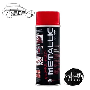 E-TECH Metalliclack Flame Red 400ml Mehrzweck Innen & Außen DIY - Bild 1 von 2