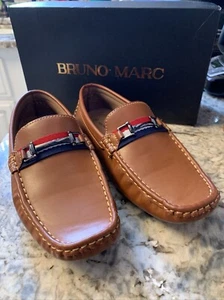 Bruno Marc Boys Loafers Formal Dress Slip on Loafers Size 4 - Picture 1 of 19
