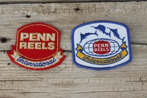 ~~~ VINTAGE PAAR PEEN ROLLEN INTERNATIONAL UNBENUTZT ANGELN AUFBÜGELN PATCHES ~~~ - Bild 1 von 5