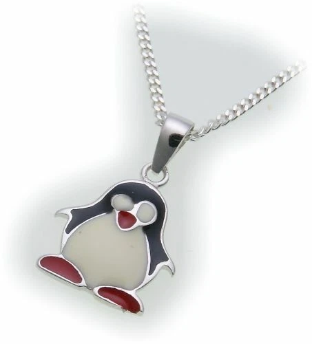 Rimorchio Pinguino Vero Argento 925 Qualità Argento Sterling Nuovo - Immagine 1 di 1