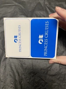Cartes à jouer Princess Cruises 2 jeux scellés taille standard NEUF SCELLÉ - Photo 1/3