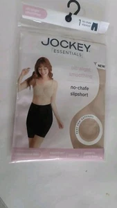 Jockey Essentials Seamfree No-Chafe Smoothing Slipshort Beige Soft Comfy Sz 3XL - Picture 1 of 7