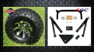 YAMAHA GOLF CART G8/G14/G16/G19/G20 6" LIFT KIT + 10" WHEELS and 22" A/T TIRES - Picture 1 of 6