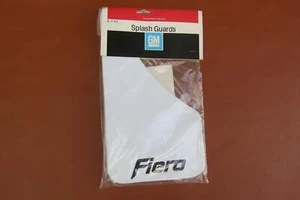 1984-1988 Pontiac Fiero NOS GM Accessory White Splash Guards Mud Flaps # 999681 - Picture 1 of 10