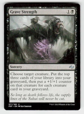 Fate Reforged #71 Grave Strength - Image 1 of 2