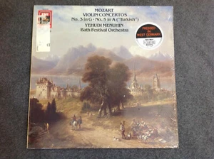 Mozart Violin Concertos Angel EMI Vinyl LP Digital Metal Mastering Audio NM /NM - Picture 1 of 7