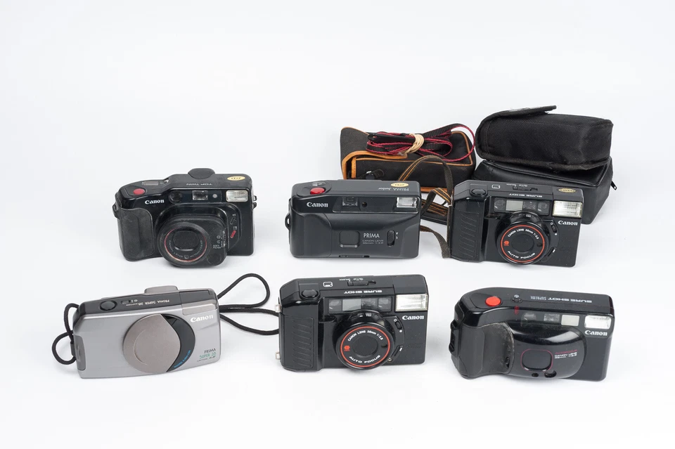 Lote de cámaras compactas canon para piezas ( no funcionan) - Imagen 1 de 4