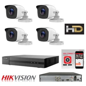 KIT VIDEOSORVEGLIANZA HIKVISION 4 TELECAMERE HD PER ESTERNO + DVR 4 CANALI HD