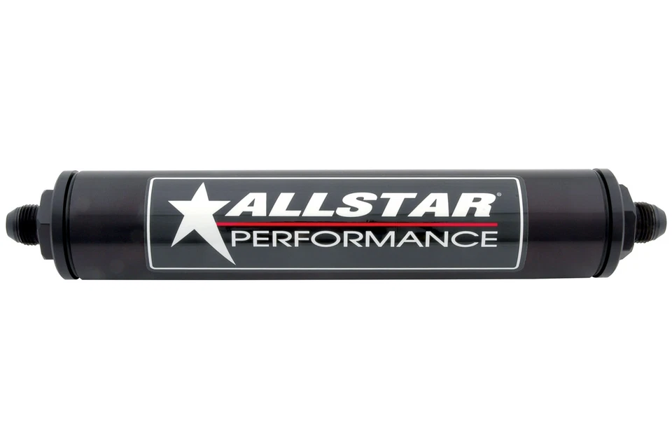 Allstar Performance ALL40238 Fuel Filter In-Line 10 Micron 6AN Male Inlet - Image 1 of 1