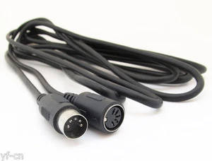 Cable de extensión Din 5 pines de 1 pieza Cable de enchufe Midi Lead Din 5 pines macho a hembra 4M - Imagen 1 de 4