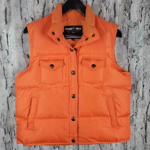 Powder River Outfitters Panhandle Slim DOWN Puffer Vest Sz M Med Hunter Orange  - Picture 1 of 9