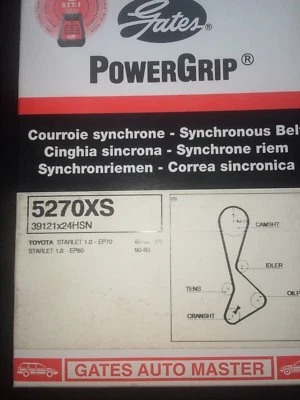 CORREA DE DISTRIBUCIÓN TOYOTA STARLET 1.0 EP70 86-90, STARLET 1.0 EP80 90-93 Foto 1 de 3