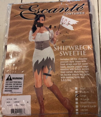 Disfraz Escarte Naufragio Sweetie Halloween Adulto L sin correa para cuchillo Foto 1 de 4