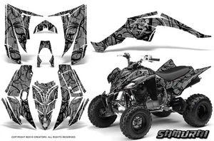 YAMAHA RAPTOR 350 GRAPHICS KIT CREATORX DECALS STICKERS SAMURAI BS - Picture 1 of 1
