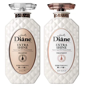 Diane Shampoo and Treatment Perfect Beauty Extra Shine 450ml each Japan - Picture 1 of 6