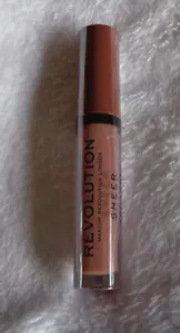 New Makeup Revolution Sheer Brillant Liquid Lipstick 123 Brunch 0.1fl oz/3ml - Picture 1 of 2