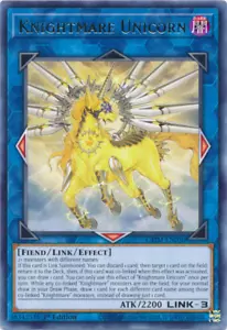 Knightmare Unicorn x3 GEIM-EN050 YuGiOh! 1st Ed Rare Playset - Picture 1 of 1