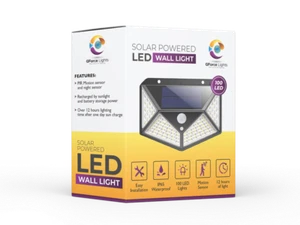 Solar Lights Outdoor 100 LED 12 Hours Of Light 2 Pack - Picture 1 of 6