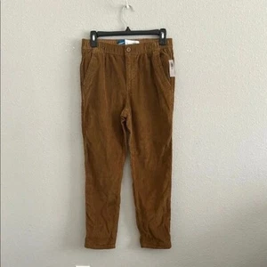 Kids old navy Brown Corduroy taper pants large 10-12 nwt - Picture 1 of 6