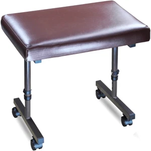Beaumont Reposapiés Ajustable Taburete Reposapiés Soporte Reposapiés con Ruedas - Imagen 1 de 1