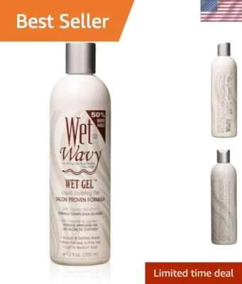 Gel líquido para esculpir calidad salón, 12 oz - esculpir y definir ondas naturales Foto 1 de 4