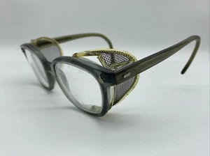 American Optical Vintage Horn Rim Glasses Mesh Flex Fit 6M 48 AO Eyeglass Frames - Picture 1 of 22