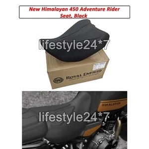 Genuine Royal Enfield "Front Rider Touring Seat Black" For New Himalayan 450 - Picture 1 of 7