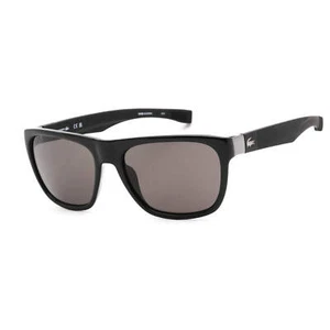 Lacoste Unisex Sunglasses Full Rim Black Rectangular Shaped Plastic L664S 001 - Picture 1 of 2