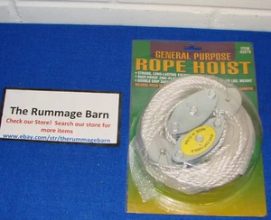 new / never used GENERAL PURPOSE ROPE HOIST model 45076 -- max capicity 1000lb - Picture 1 of 3