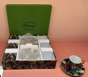 FANCY HOME COLLECTION DESSERT KAFFEESERVICE 6 TASSEN UND TELLER - Bild 1 von 1