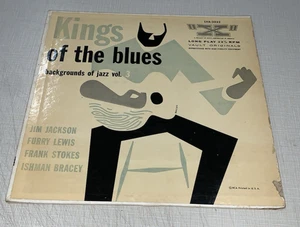 Jim Jackson Furry Lewis Frank Stokes Ishman Bracey KIngs of the Blues 1953 LP - Foto 1 di 3
